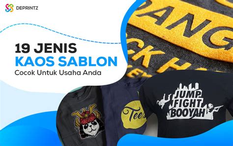 jenis sablon kaos.